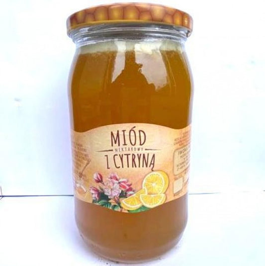 MIOD CYTRYNOWY 1050G / honey with lemon 1050 g