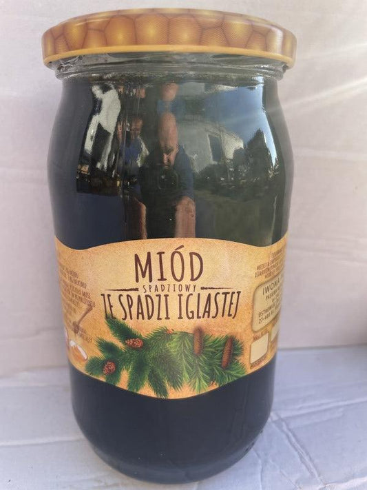 MIOD ZE SPADZI IGLASTEJ 1050g