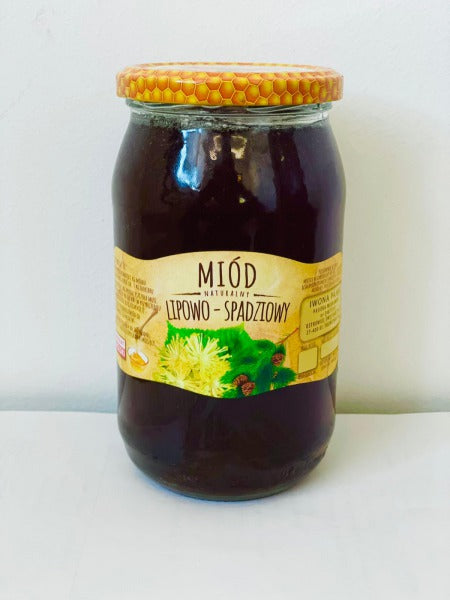 MIOD LIPOWO SPADZIOWY 1050 G / linden - honeydew honey 1050 g