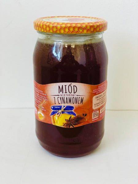 MIOD Z CYNAMONEM 1050G / honey with cinnamon 1050 g