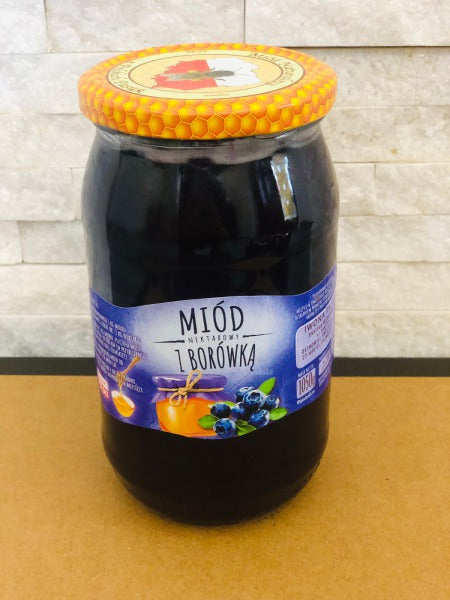 MIOD Z BOROWKA 1050G / honey with blueberry 1050 g