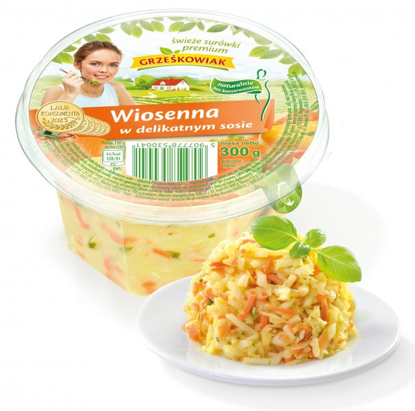 SUROWKA WIOSENNA W DELIKATNYM SOSIE KUBEK 300G