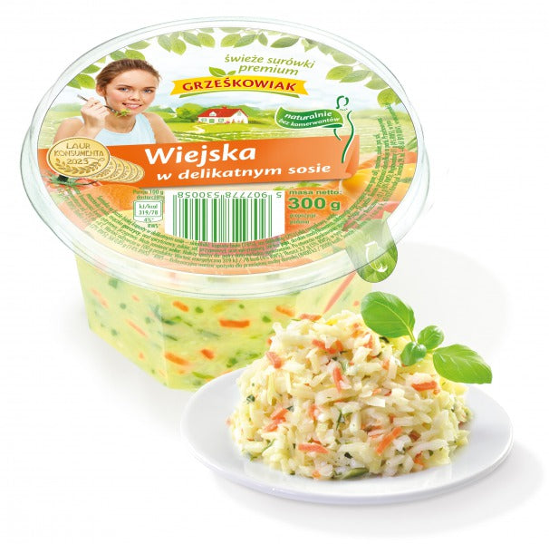 SUROWKA WIEJSKA W DELIKATNYM SOSIE KUBEK 300G