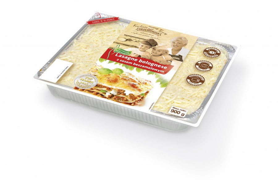 LASAGNE BOLOGNESE Z SOSEM BESZAMELOWYM 800G