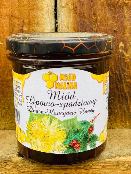 MIOD LIPOWO-SPADZIOWY 450 G / linden - honeydew honey 450 g