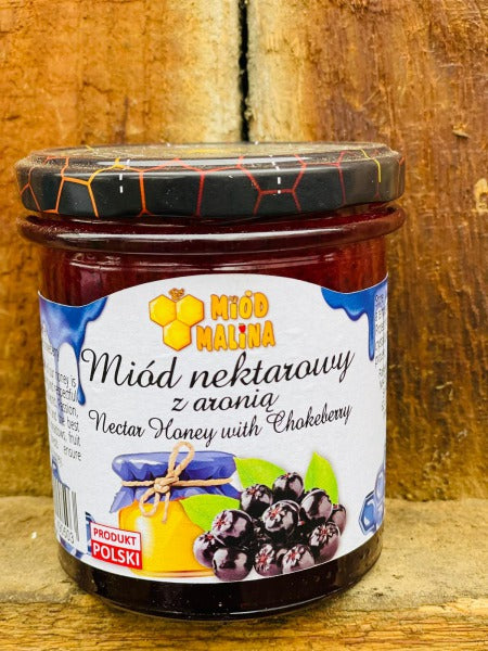 MIOD ARONIOWY 450 G / honey with chokeberry 450 g
