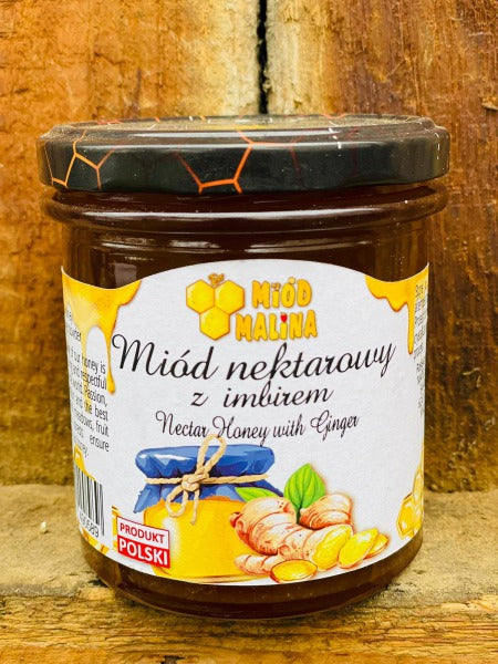 MIOD IMBIROWY 450 G / honey with ginger 450 g