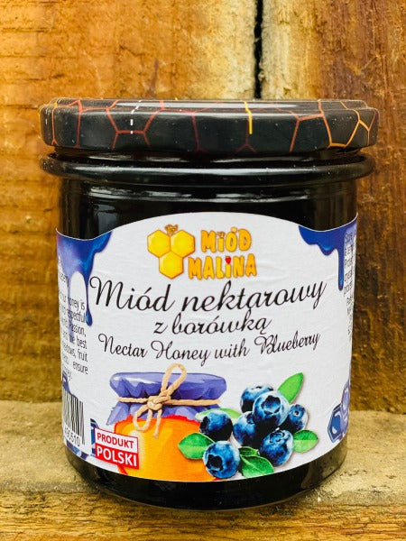 MIOD Z BOROWKA 450 G / honey with blueberry 450 g