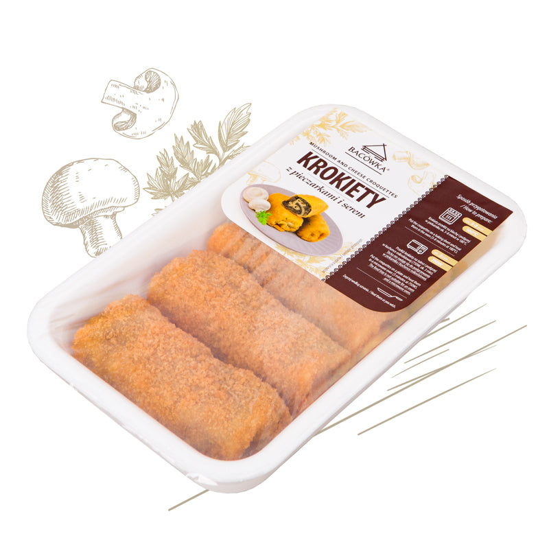 KROKIETY Z PIECZARKAMI I SEREM KG / croquettes with mushrooms and cheese kg