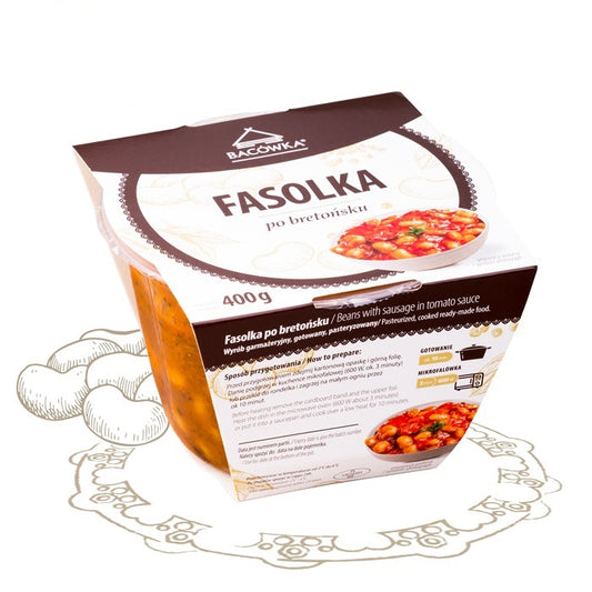 FASOLKA PO BRETONSKU 400 G / white bean stew 400 g