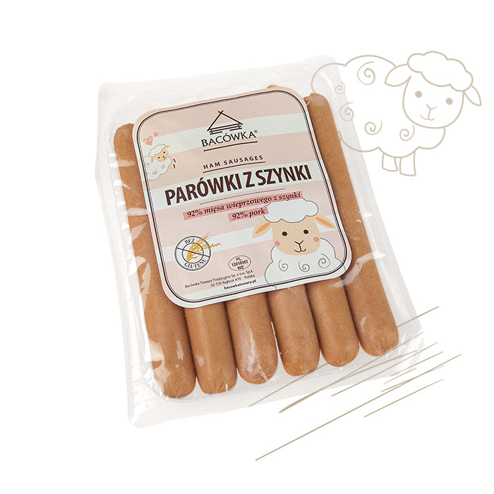 PAROWKI Z SZYNKI 300 G / ham hot-dogs 300 g