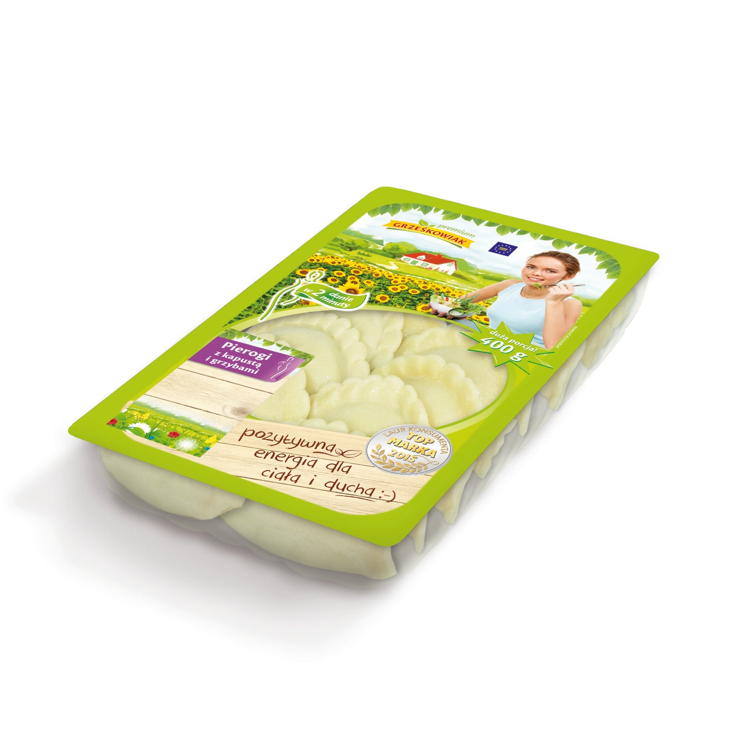 PIEROGI Z KAPUSTA I GRZYBAMI 400G