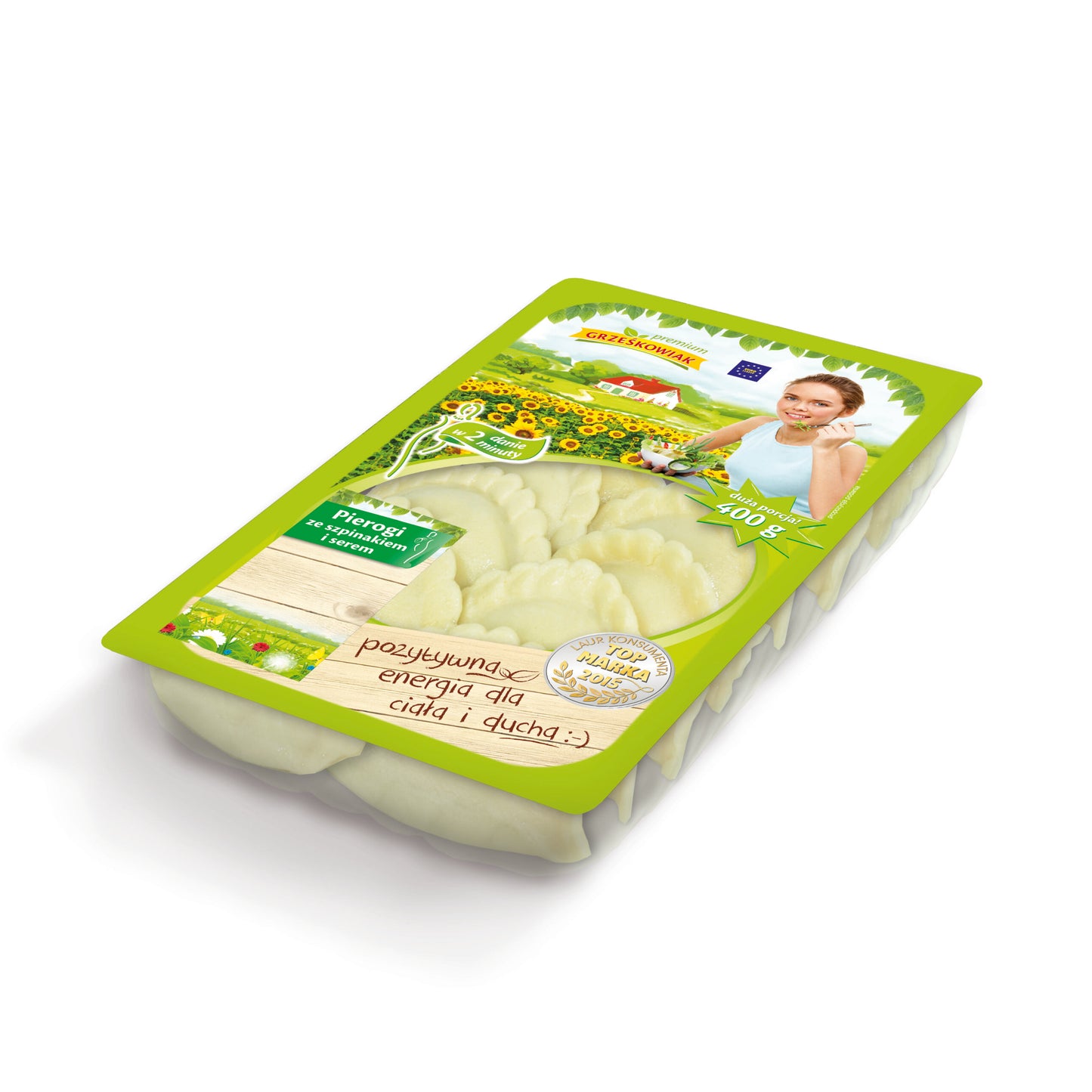 PIEROGI ZE SZPINAKIEM 400G