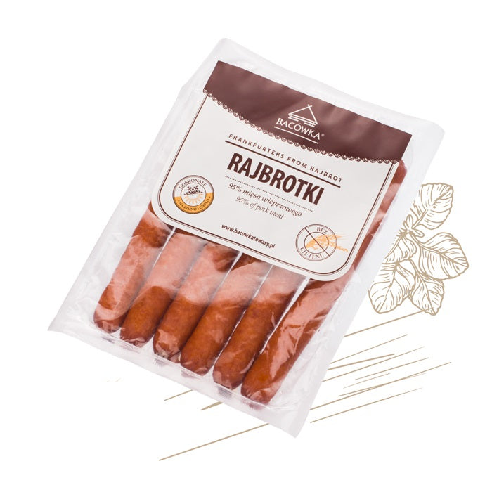 RAJBROTKI / "rajbrotki" pork sausages