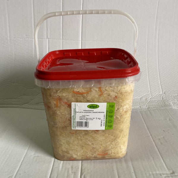 KAPUSTA KISZONA WIADRO 5 KG / sauerkraut bucket 5 kg