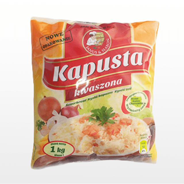 KAPUSTA KISZONA 1 KG / sauerkraut 1 kg