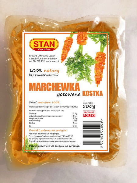 MARCHEW WOLNO GOTOWANA 500 G / slow cooked carrots 500 g