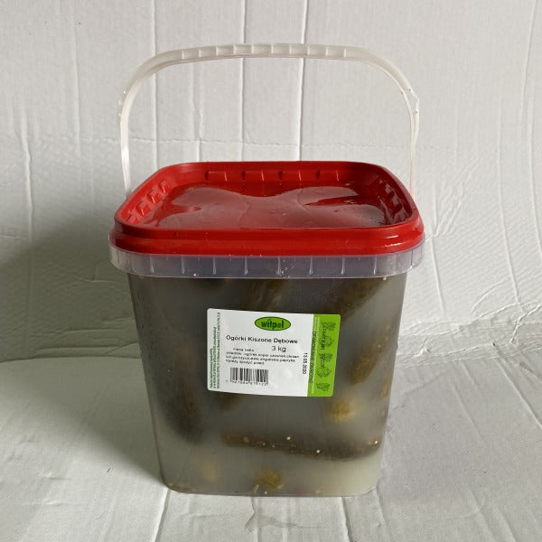 OGOREK KISZONY WIADRO 3 KG / pickled cucumber bucket 3 kg