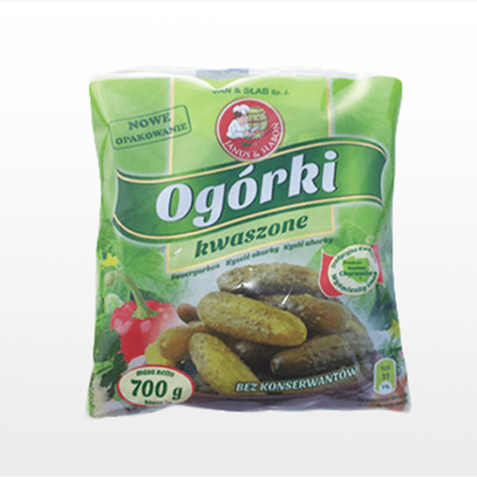 OGORKI KISZONE 0.7 KG / cucumbers in brine 0.7 kg