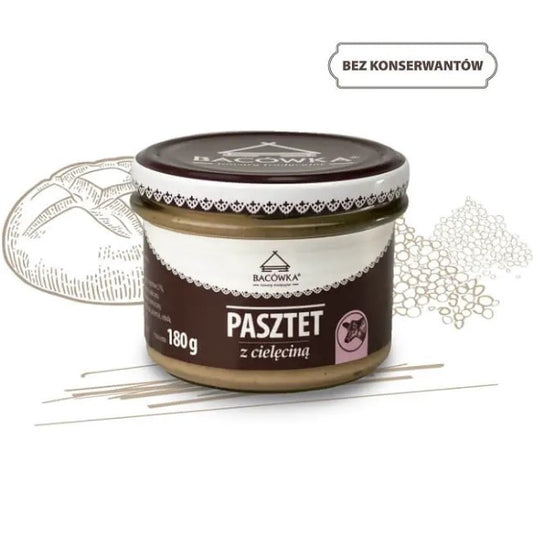 PASZTET Z CIELECINA 180 G / pate with veal 180 g