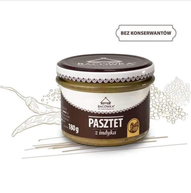 PASZTET Z INDYKA 180 G / turkey pate 180 g