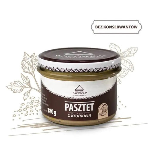 PASZTET Z KROLIKIEM 180 G / pate with rabbit 180 g