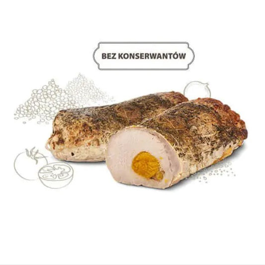 SCHAB PIECZONY Z MORELA / roast pork loin with apricot