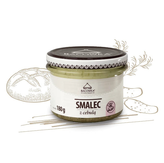 SMALEC Z CEBULA 180 G / lard with onion 180 g