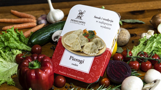 PIEROGI RUSKIE Z SEREM I ZIEMNIAKAMI 6 SZT