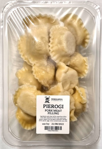 PIEROGI Z DUSZONA WIEPRZOWINA 24 SZT/1,4 KG