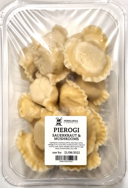 PIEROGI Z KAPUSTA I GRZYBAMI 24 SZT/1,4 KG