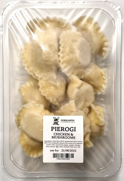 PIEROGI Z KURCZAKIEM I PIECZARKAMI 24 SZT/1,4 KG